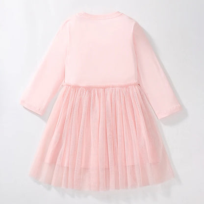 Cotton Girls Long Sleeve Ballet Dancer Dress