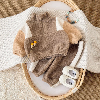 Warm, Plush Top & Comfortable Pants Set