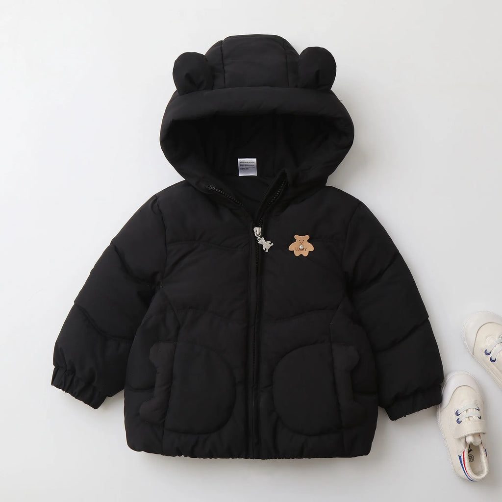 Parkas Thick Cotton Lining Hoodie Warm Jacket Windy Breaker