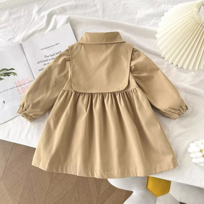 Khaki Girl's Windbreaker Jacket