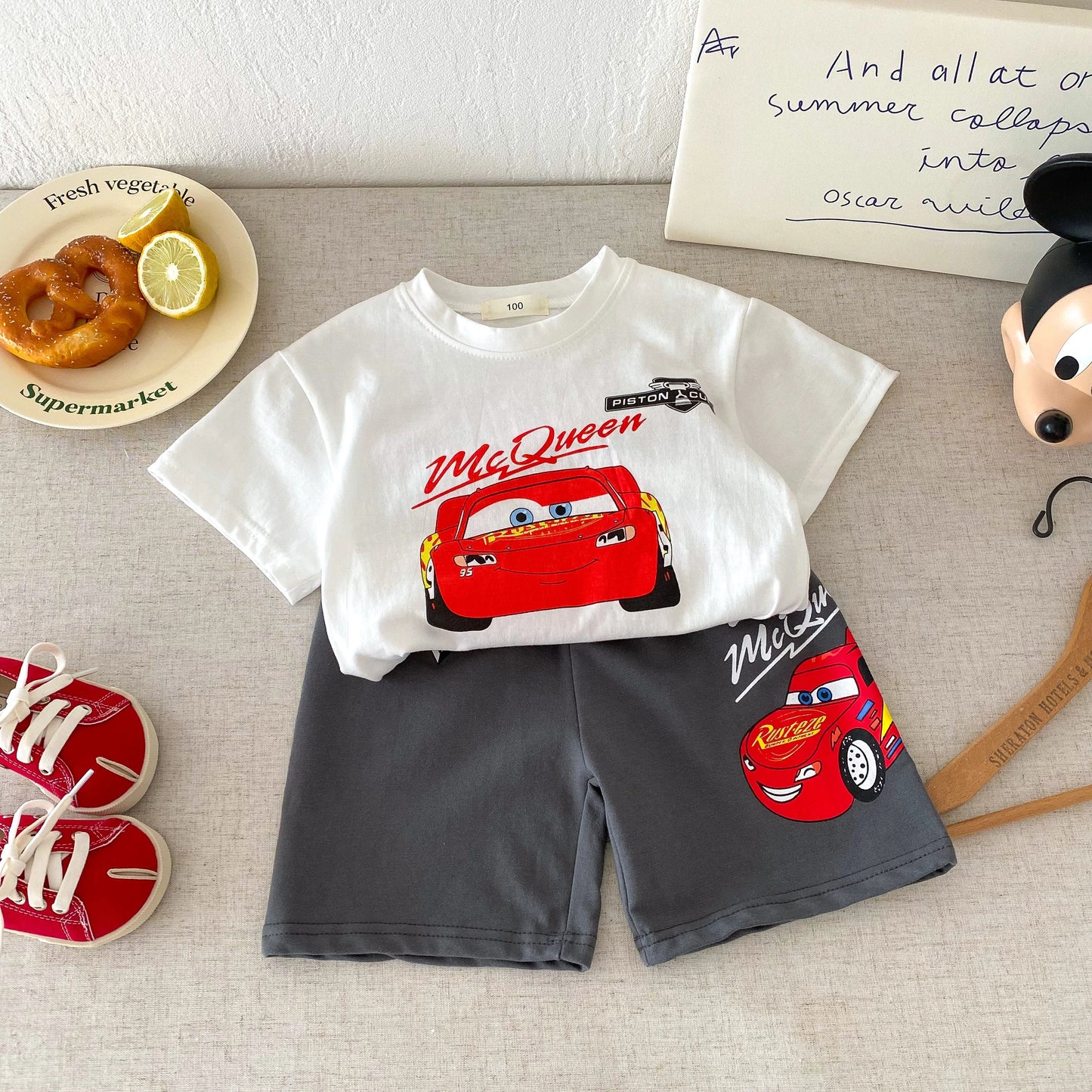 Disney 100% Cotton T-Shirt and Shorts Set
