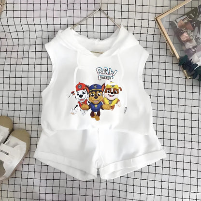 Paw Patrol Kids' Summer Set – T-Shirt Vest & Shorts