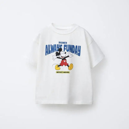 Disney Always Fun Day Mickey Mouse Cotton T-Shirt