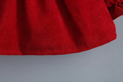 Cozy Velvet Warm Plaid Dress