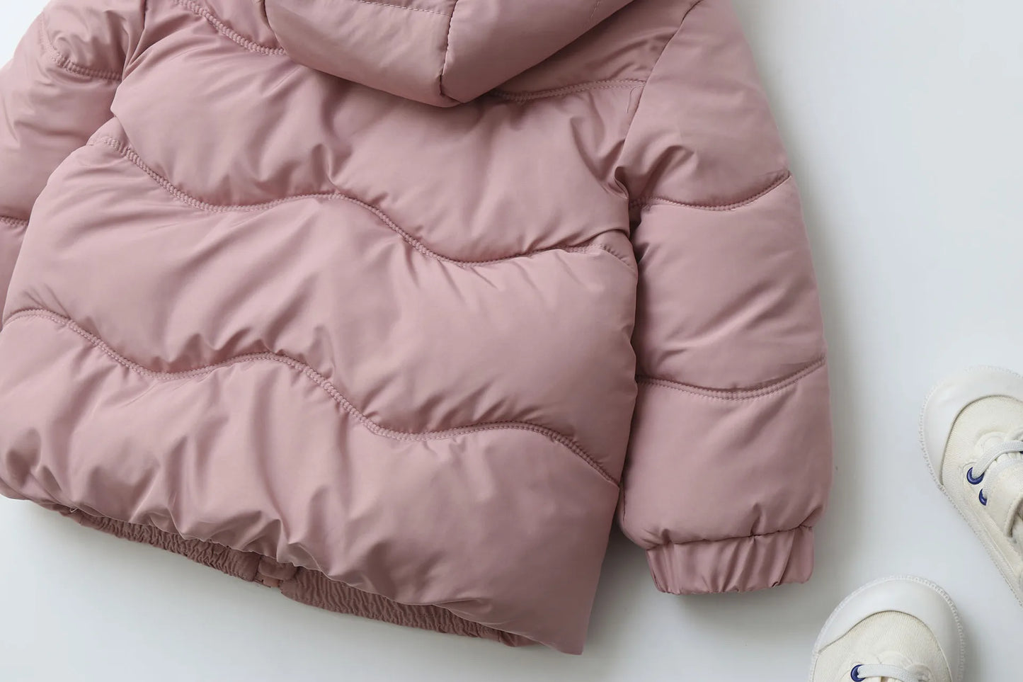 Parkas Thick Cotton Lining Hoodie Warm Jacket Windy Breaker