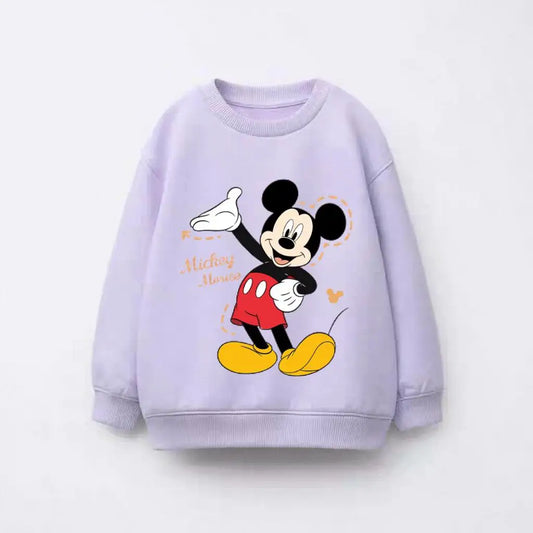 Happy Mickey Mouse Lavender Hoodie