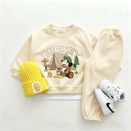 Sweatshirt & Pants Set - 100% Cotton