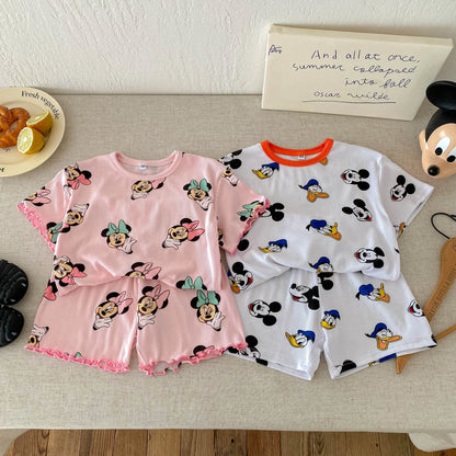 Disney 100% Cotton T-Shirt and Shorts Set