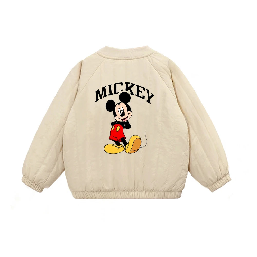 Warm Jacket From 100% Cotton With Soft Jersey Fabric