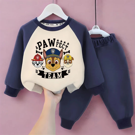 Sweatshirt & Pants Set - 100% Cotton