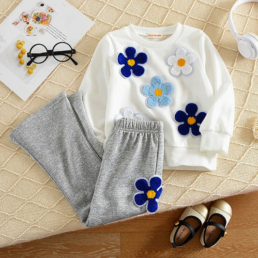 Long Sleeved Top with Pants Set