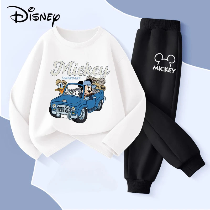 Mickey Mouse & Donald Duck Sweatshirt & Sweatpants Set