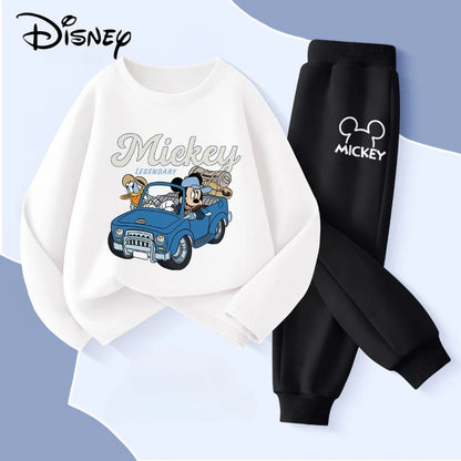Mickey Mouse & Donald Duck Sweatshirt & Sweatpants Set