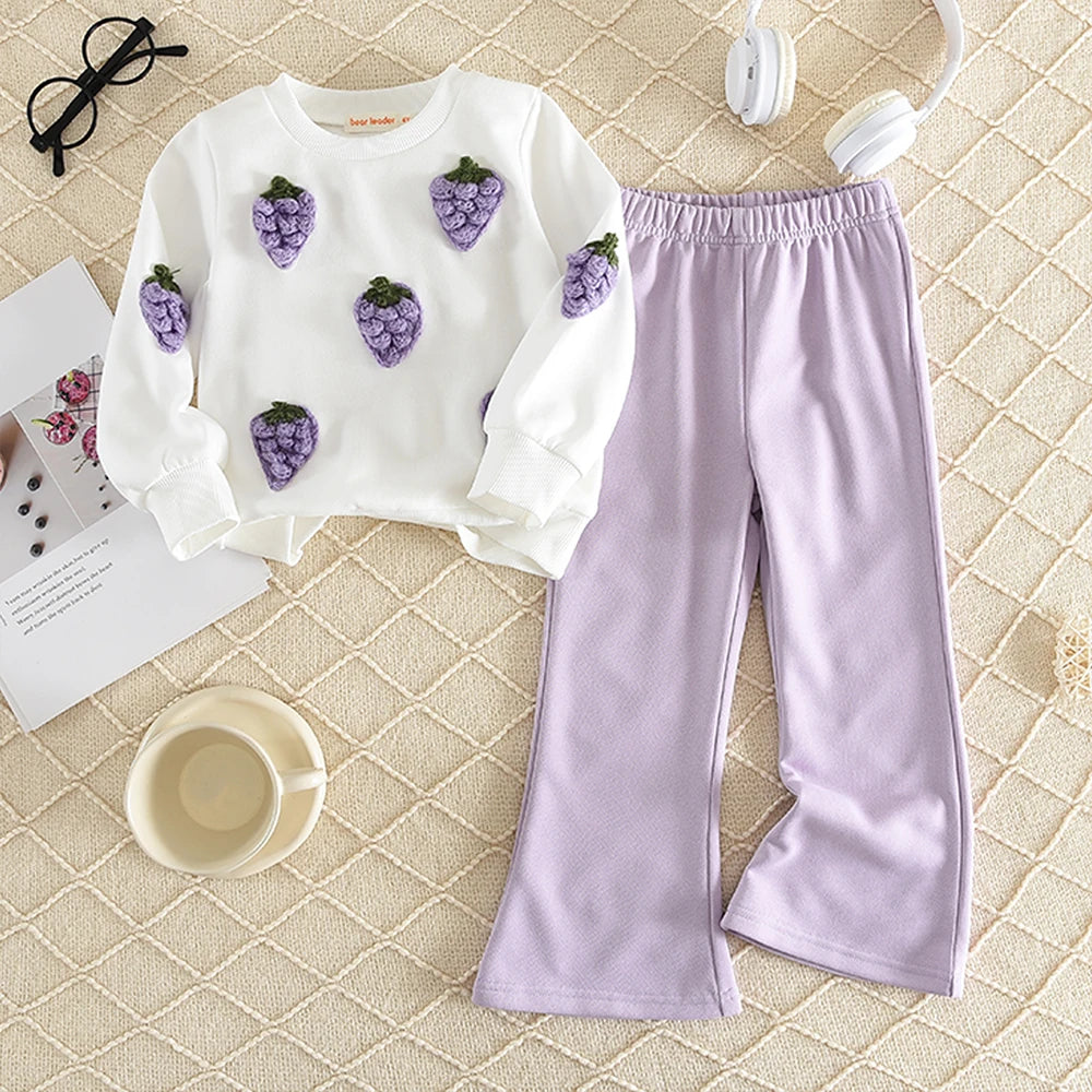 Long Sleeved Top with Pants Set