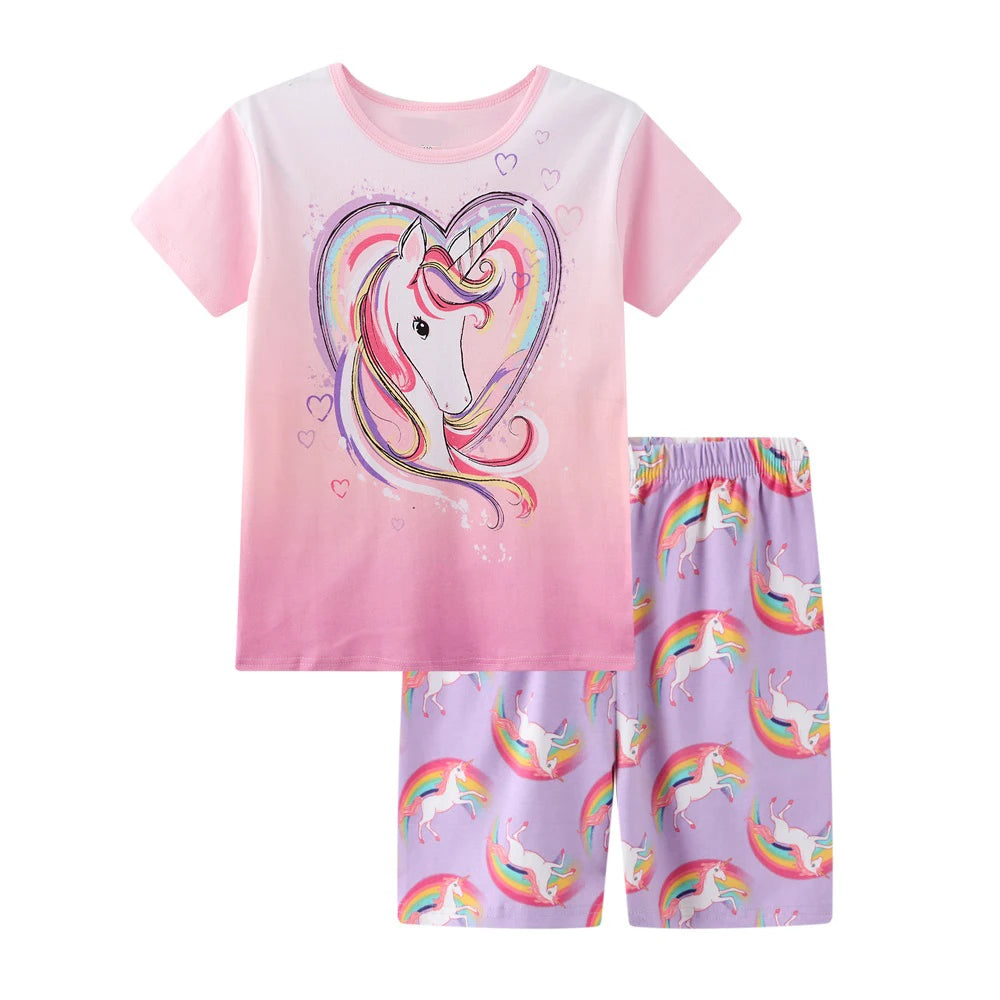 Unicorn Summer Pyjamas Set