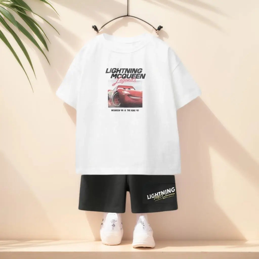 Pure Cotton T-Shirt and Shorts Set