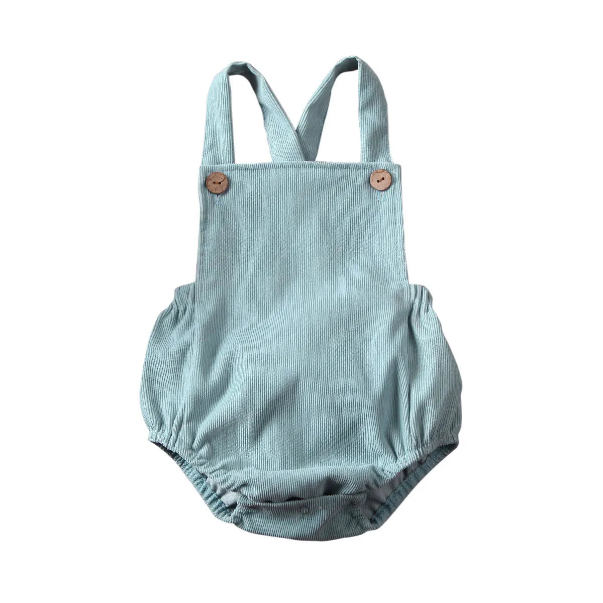 Adorable Baby Romper – Soft Corduroy Sleeveless Jumpsuit