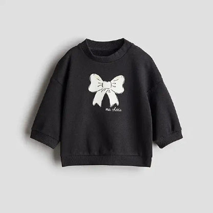 Girl's Comfortable Sweatshirt With Loose Fit