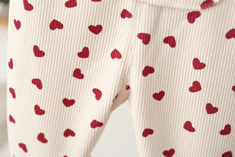 100% Cotton Overalls with Hearts