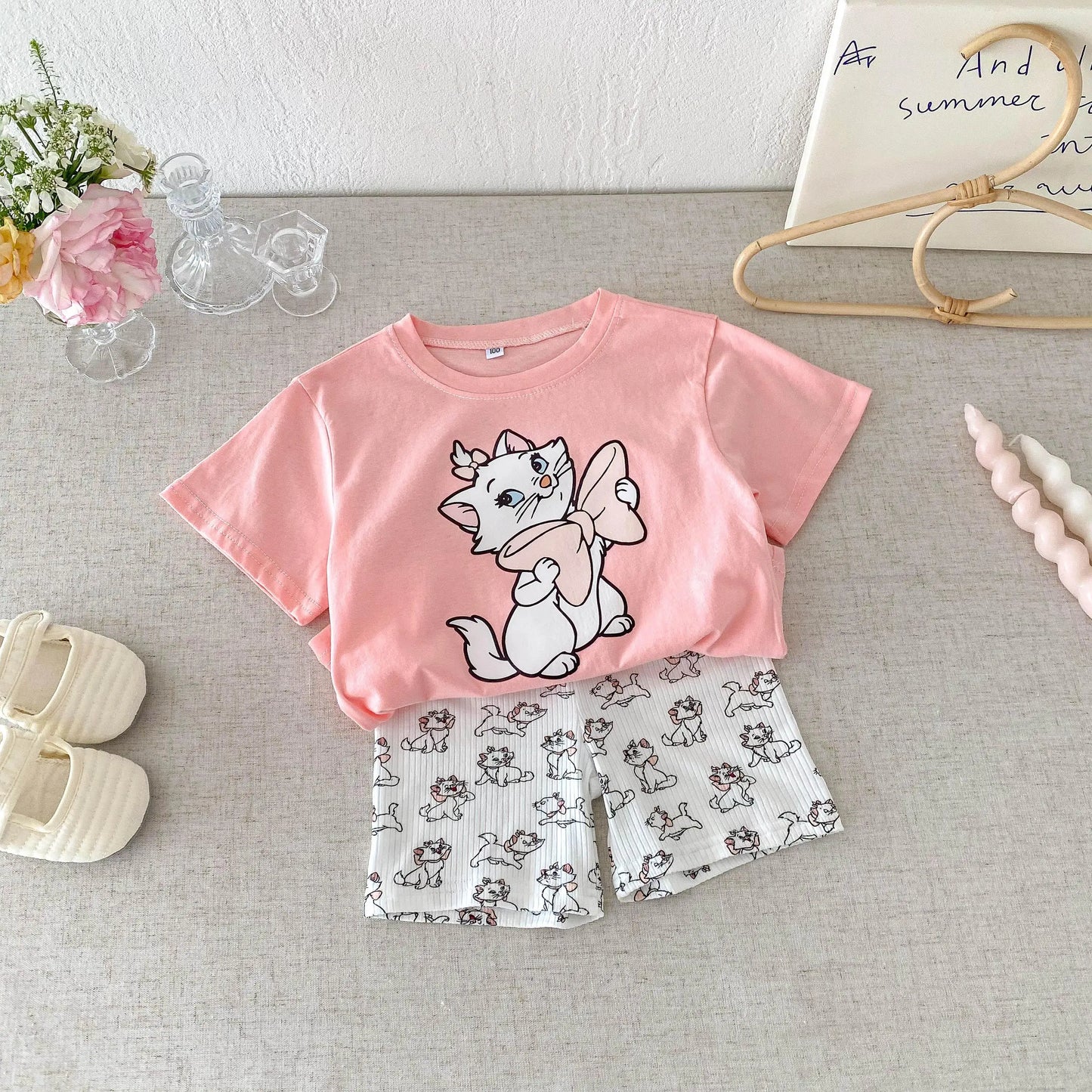 Disney 100% Cotton T-Shirt and Shorts Set
