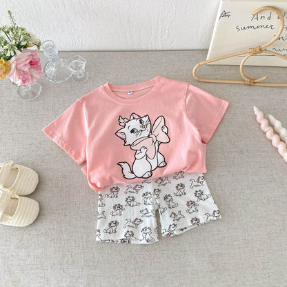 Disney 100% Cotton T-Shirt and Shorts Set