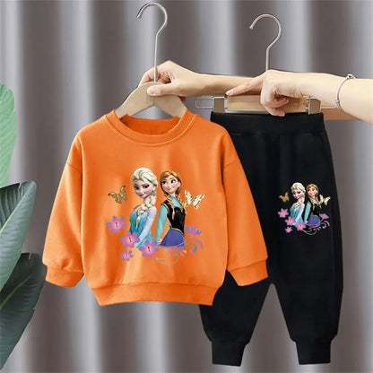 Frozen Elsa Pullover Hoodie & Matching Pants Set