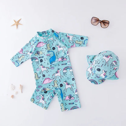 Ultimate Kids' Swimwear Set – With Matching Cap!