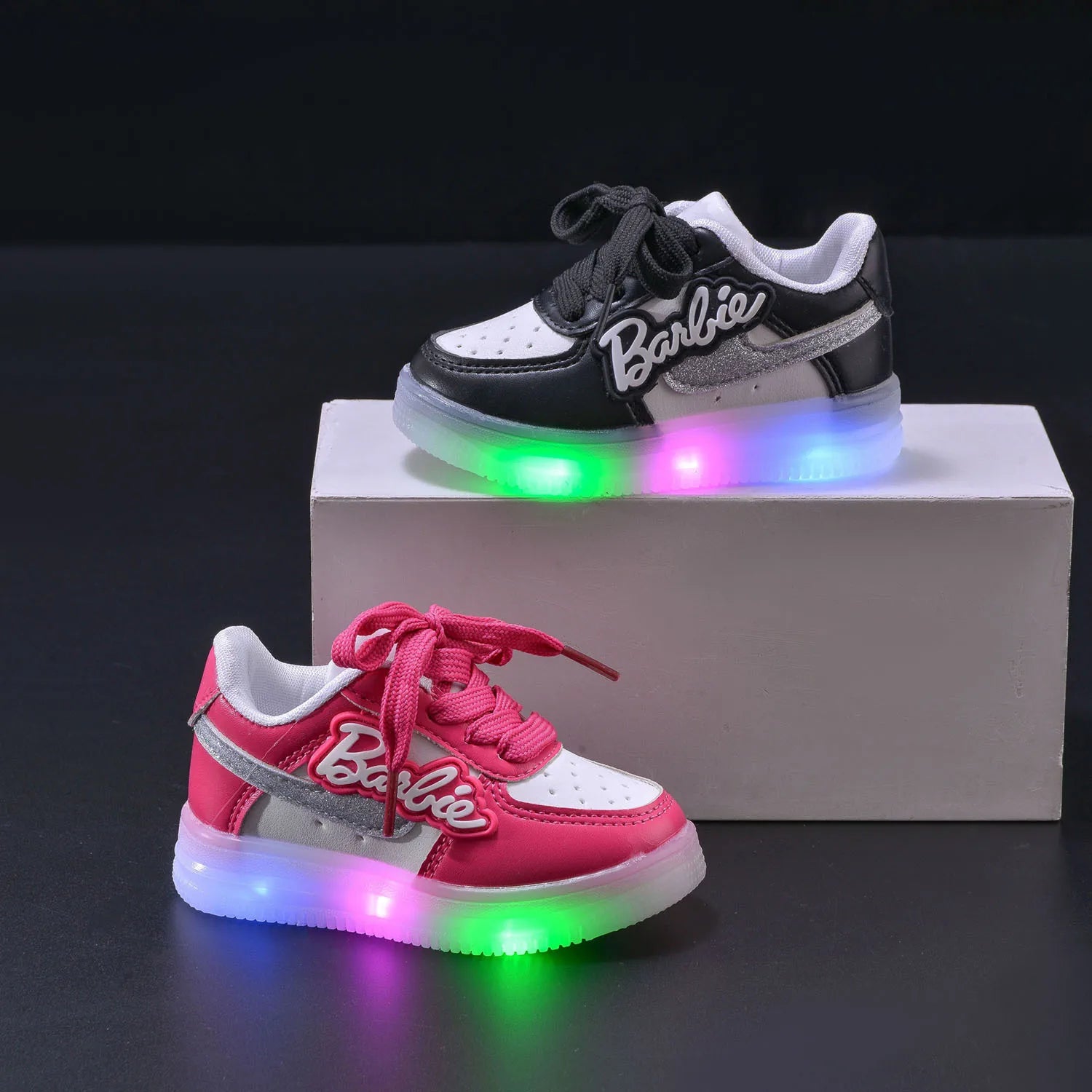 Light-Up LED Barbie Sneakers