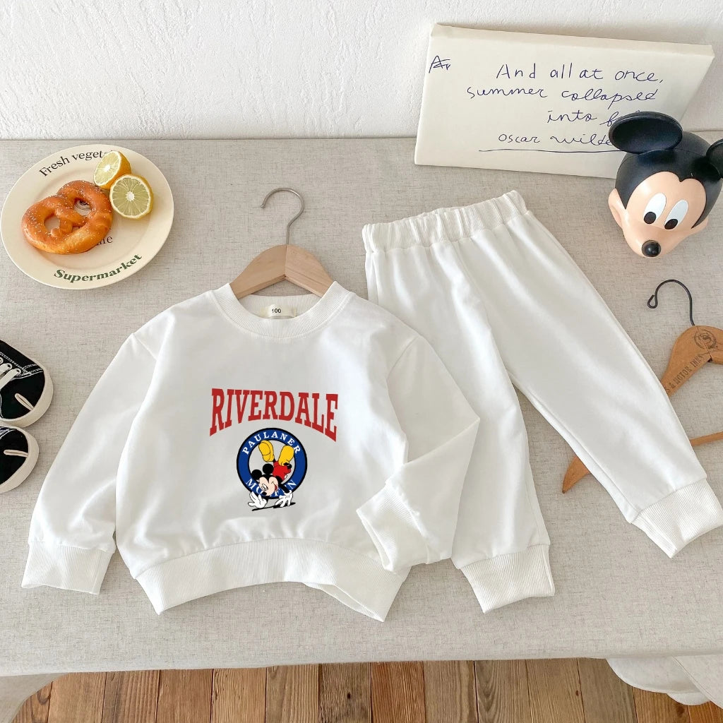 Disney Sweatshirt & Pants Set - 100% Cotton