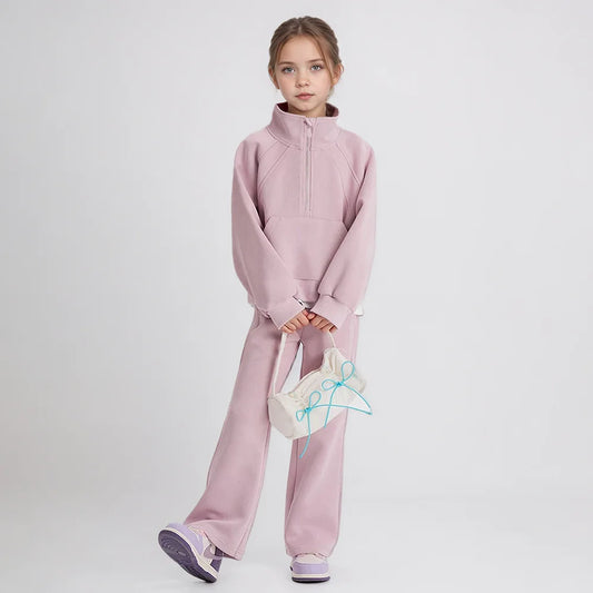 Pullover Top With Matching Pants Set