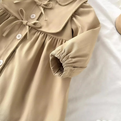 Khaki Girl's Windbreaker Jacket