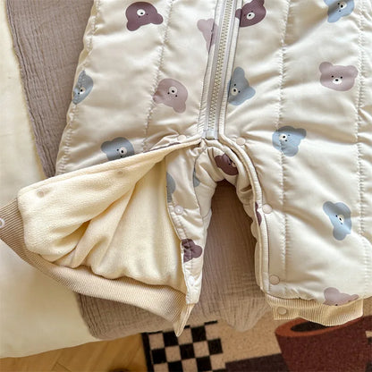 Soft Cotton Warm Winter Romper