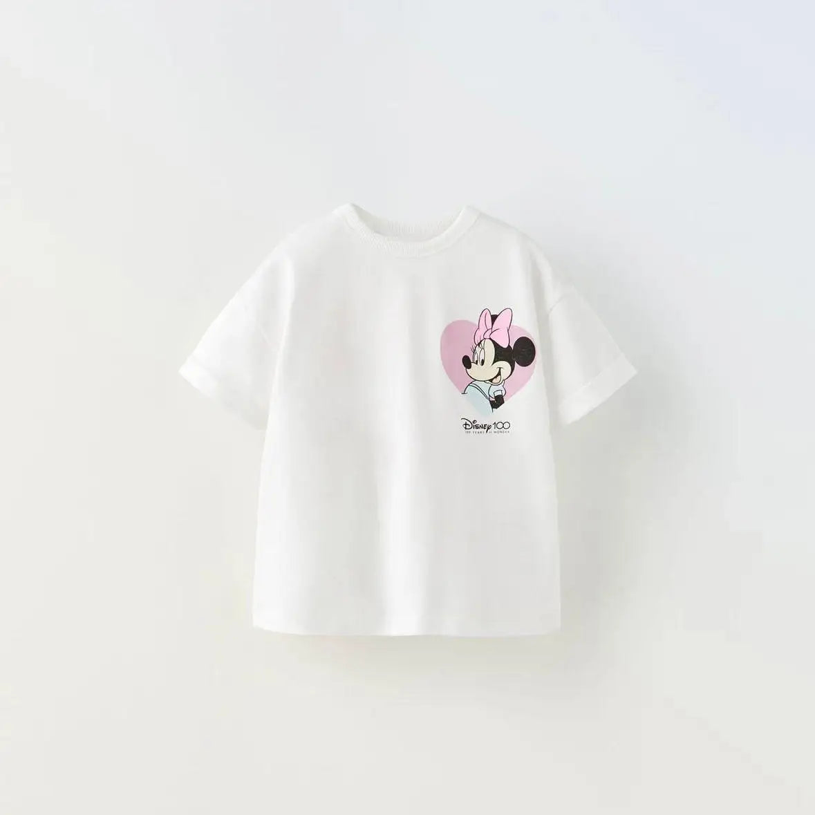 Cute Minnie Mouse 100% Cotton T-Shirt
