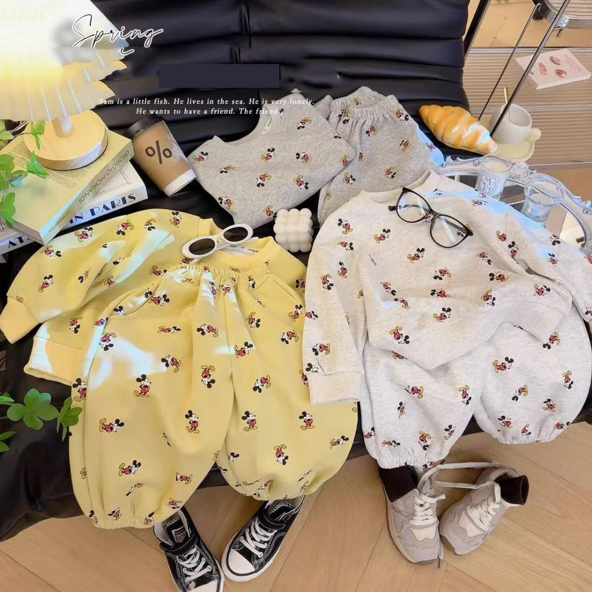 Mickey Comfortable Sweater & Pants Set