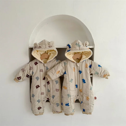 Soft Cotton Warm Winter Romper