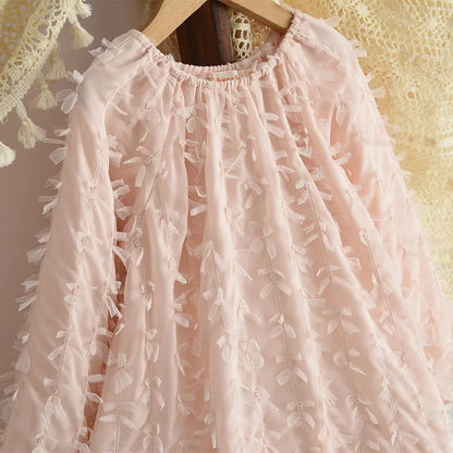 Pink Lace Princess Dress