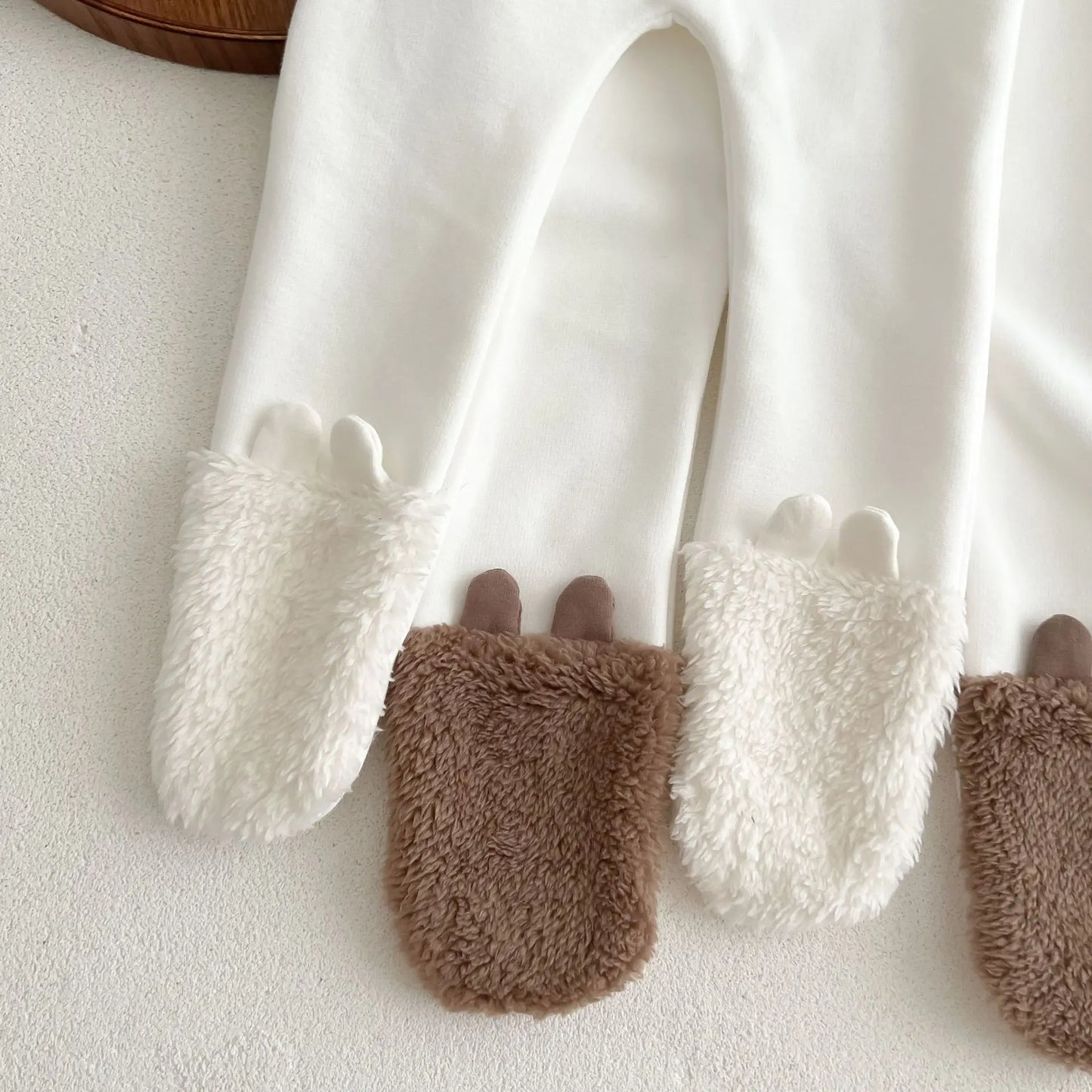 Winter Hooded Jumpsuit & Pants Two-piece Set