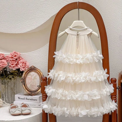 Flower Multi-layer Lace Fairy Dress