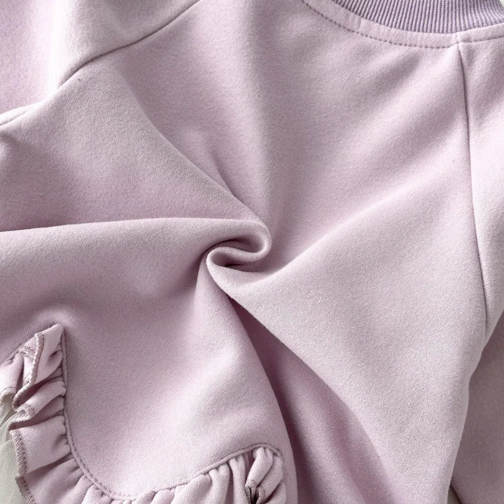 Flower Mesh Patchwork Dress