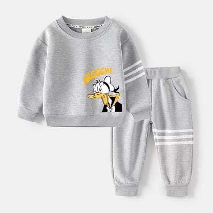 Donald Duck Sweatshirt & Pants Set - 100% Cotton