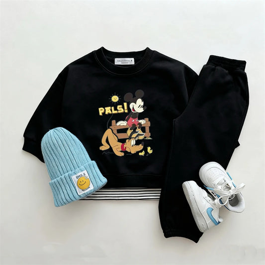 Disney Sweatshirt & Pants Set - 100% Cotton