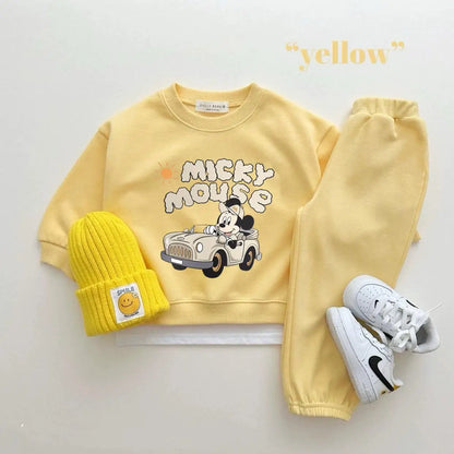 Disney Sweatshirt & Pants Set - 100% Cotton
