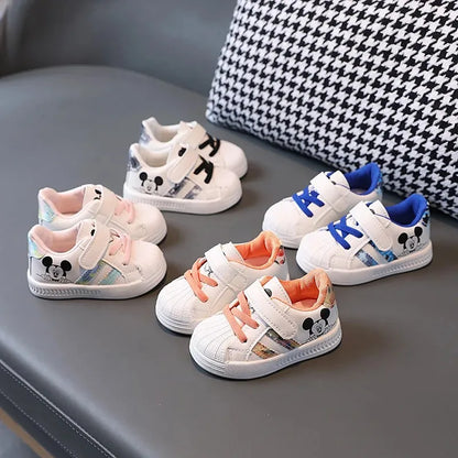 White Disney Mickey Mouse Sneakers