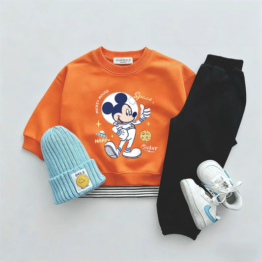 Sweatshirt & Pants Set - 100% Cotton