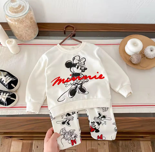 Minnie Mouse Sweatshirt + Pants Set