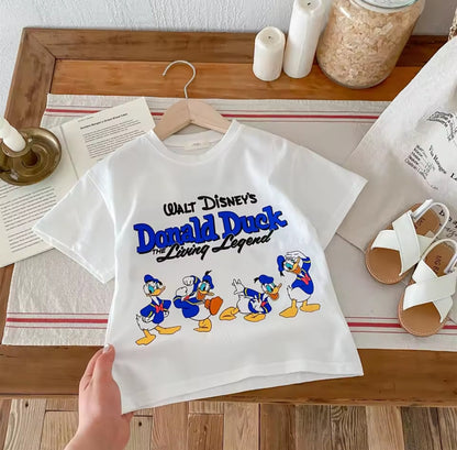 Premium 100% Cotton Donald Duck T-Shirt & Shorts Set