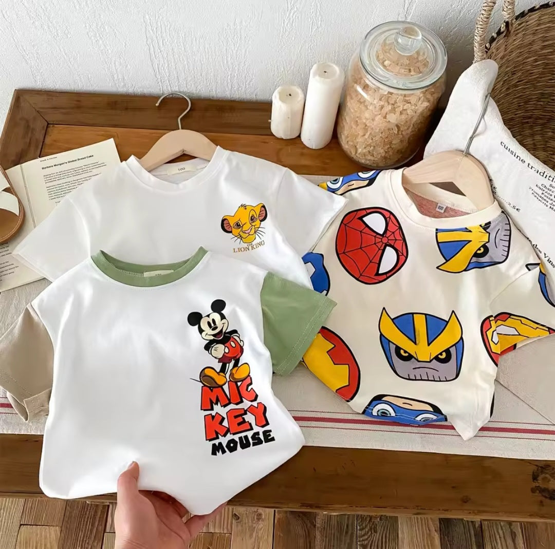 Trendy 100% Cotton Marvel Tracksuit – Perfect for Summer Fun!
