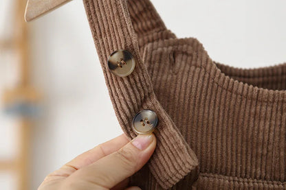 Comfortable Cotton Corduroy Overall