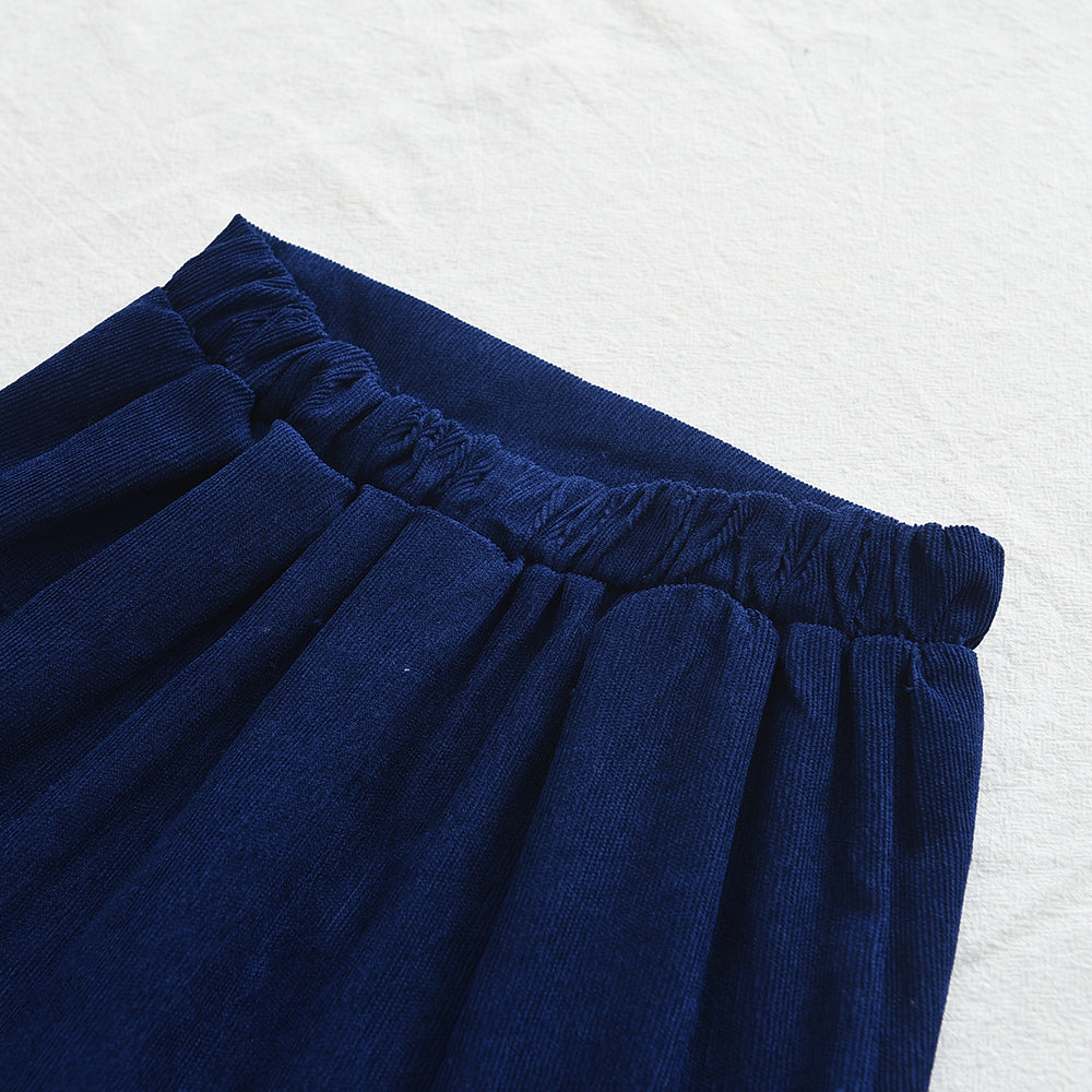 Long Sleeve Shirt Top & Bow Skirt Two Piece Set