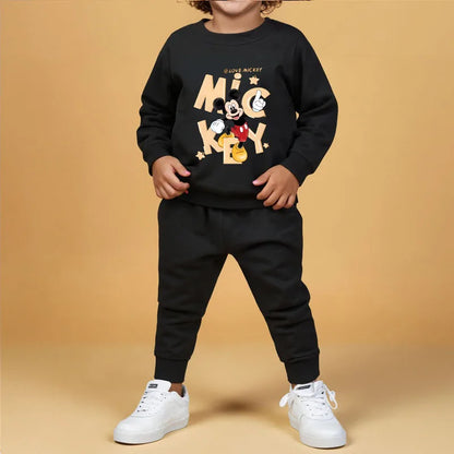Mickey & Minnie Mouse Sweatshirt & Sweatpant Set